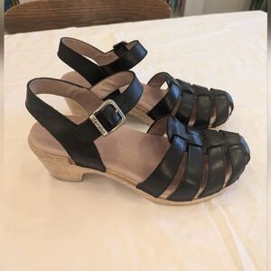 Dansko Milly closed-toe sandals, size 38